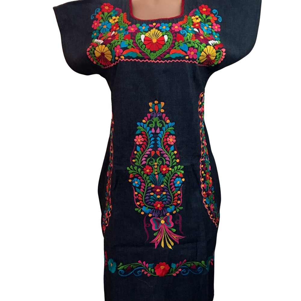 Traditional hand-made dress from Puebla MX